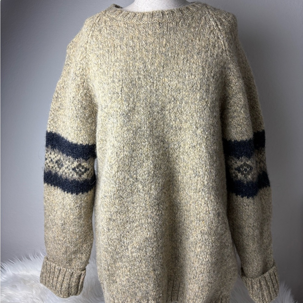 Vintage 100% Wool Crewneck Sweater